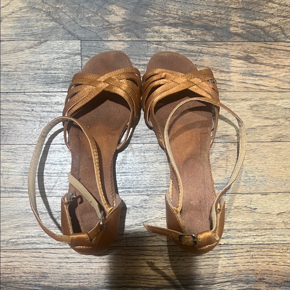 Tan ballroom Shoes